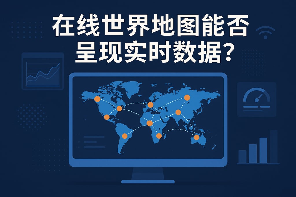 在线世界地图能否呈现实时数据？动态展示增强决策支持