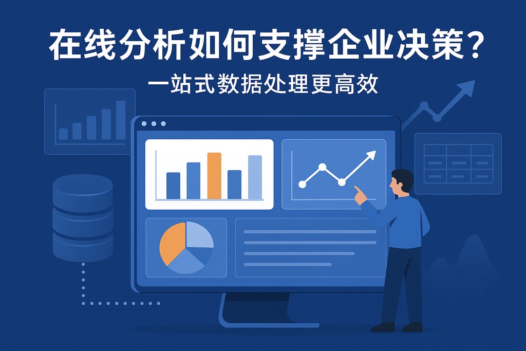 在线分析如何支撑企业决策？一站式数据处理更高效