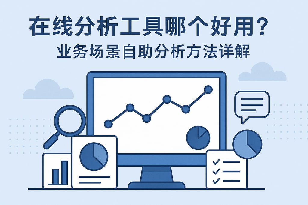 在线分析工具哪个好用？业务场景自助分析方法详解