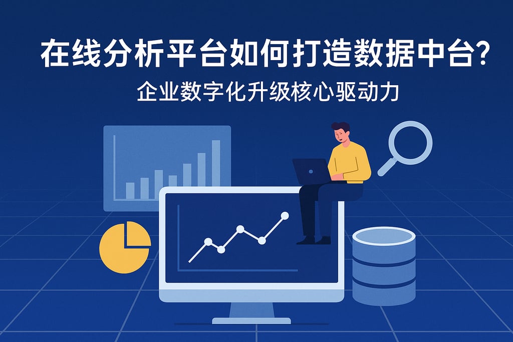 在线分析平台如何打造数据中台？企业数字化升级核心驱动力