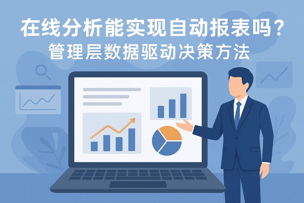 在线分析能实现自动报表吗？管理层数据驱动决策方法