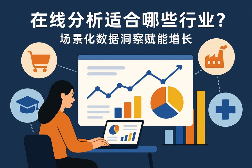 在线分析适合哪些行业？场景化数据洞察赋能增长