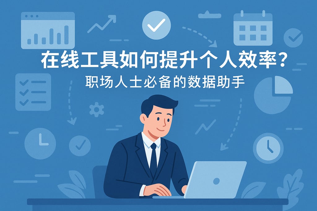 在线工具如何提升个人效率？职场人士必备的数据助手