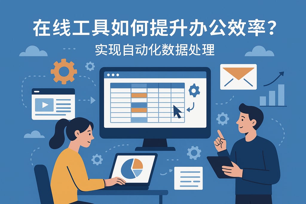 在线工具如何提升办公效率？实现自动化数据处理