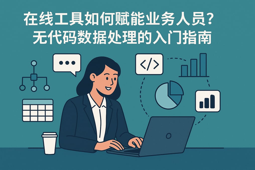 在线工具如何赋能业务人员？无代码数据处理的入门指南