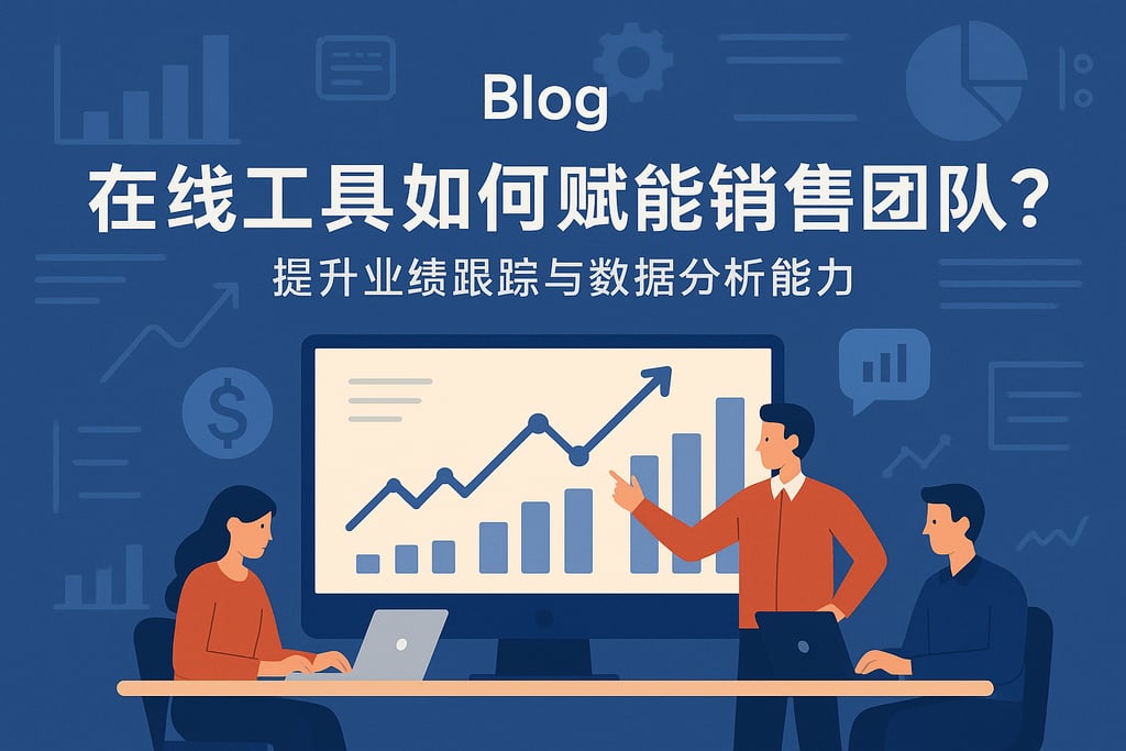 在线工具如何赋能销售团队？提升业绩跟踪与数据分析能力