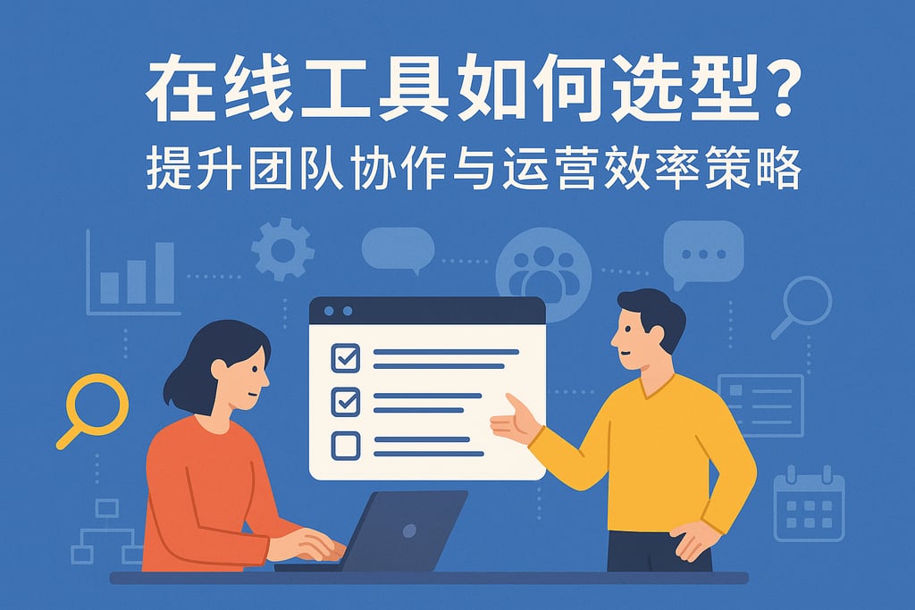 在线工具如何选型？提升团队协作与运营效率策略