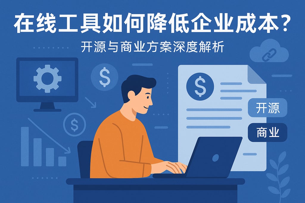 在线工具如何降低企业成本？开源与商业方案深度解析