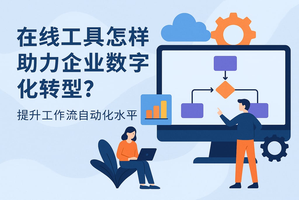 在线工具怎样助力企业数字化转型？提升工作流自动化水平