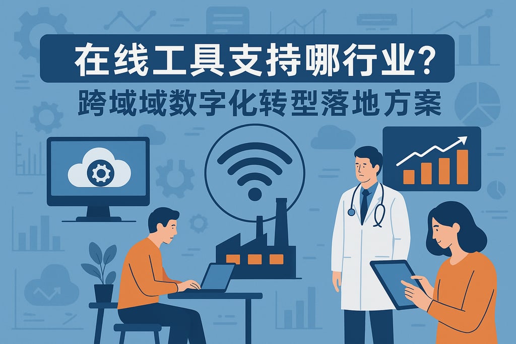 在线工具支持哪些行业？跨领域数字化转型的落地方案