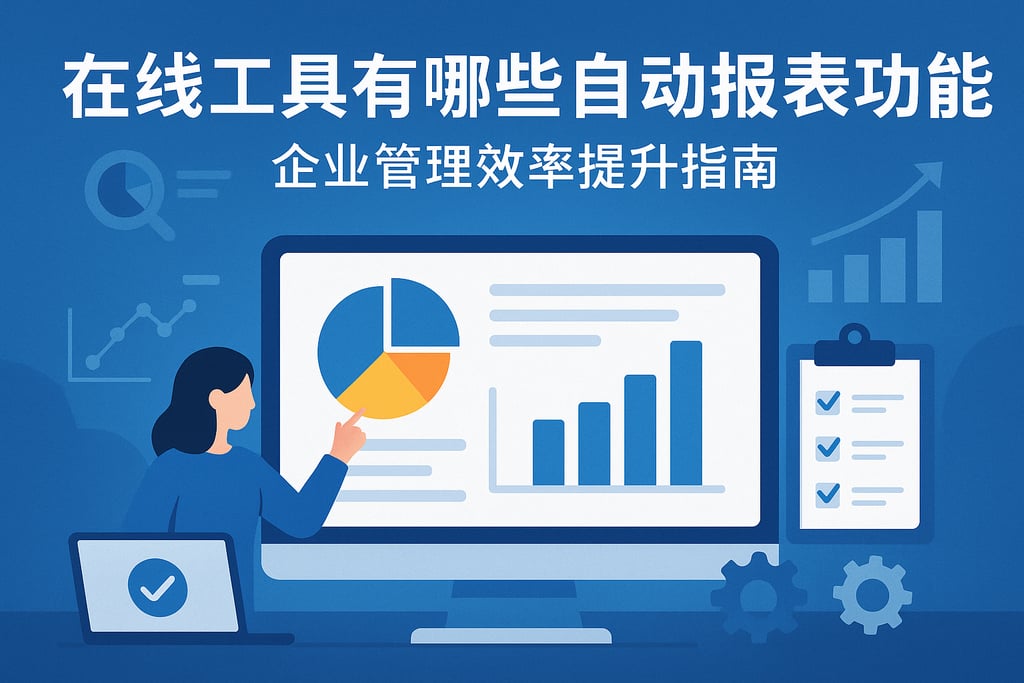 在线工具有哪些自动报表功能？企业管理效率提升指南
