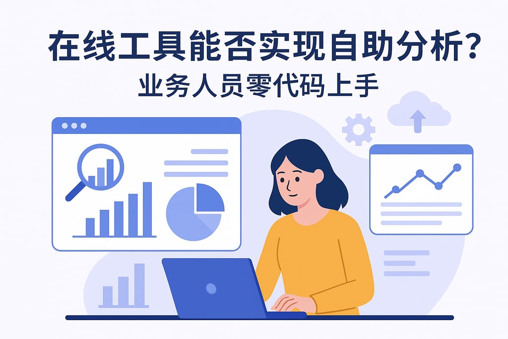 在线工具能否实现自助分析？业务人员零代码上手