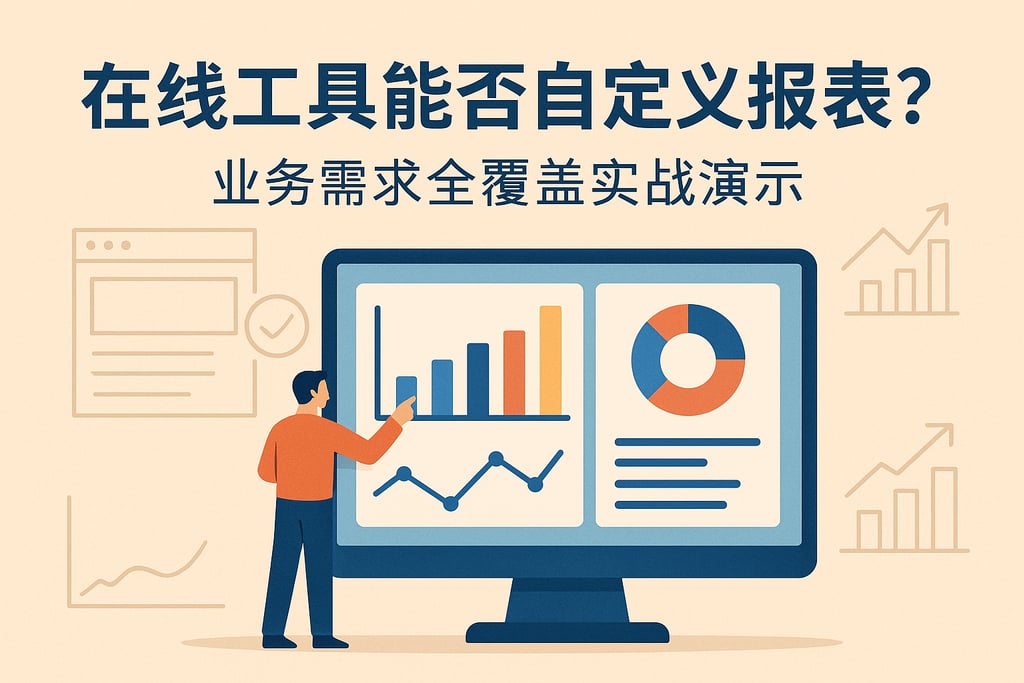 在线工具能否自定义报表？业务需求全覆盖实战演示