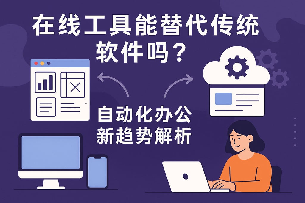 在线工具能替代传统软件吗？自动化办公新趋势解析