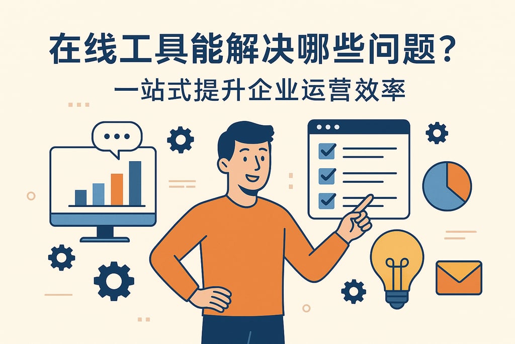 在线工具能解决哪些问题？一站式提升企业运营效率