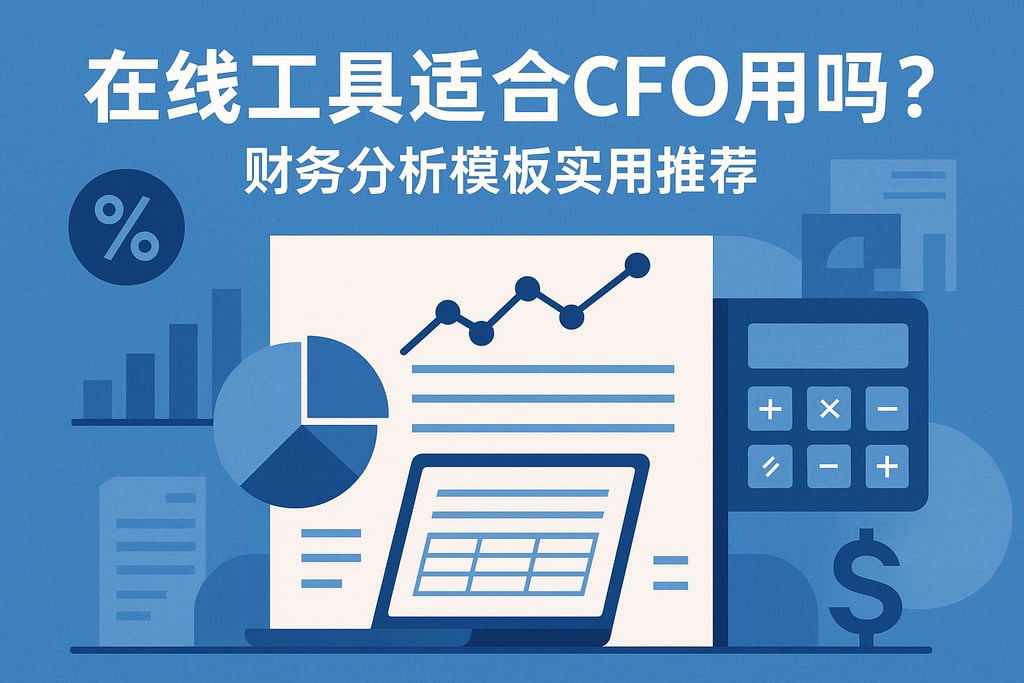 在线工具适合CFO用吗？财务分析模板实用推荐