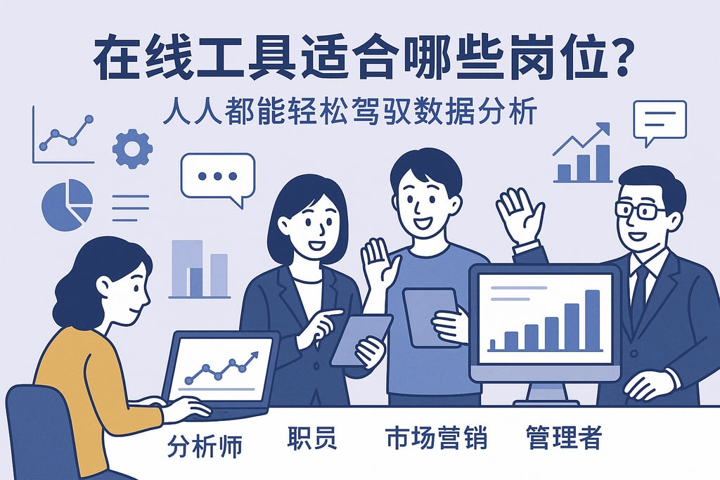 在线工具适合哪些岗位？人人都能轻松驾驭数据分析