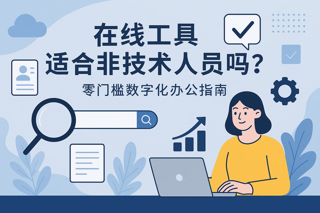 在线工具适合非技术人员吗？零门槛数字化办公指南