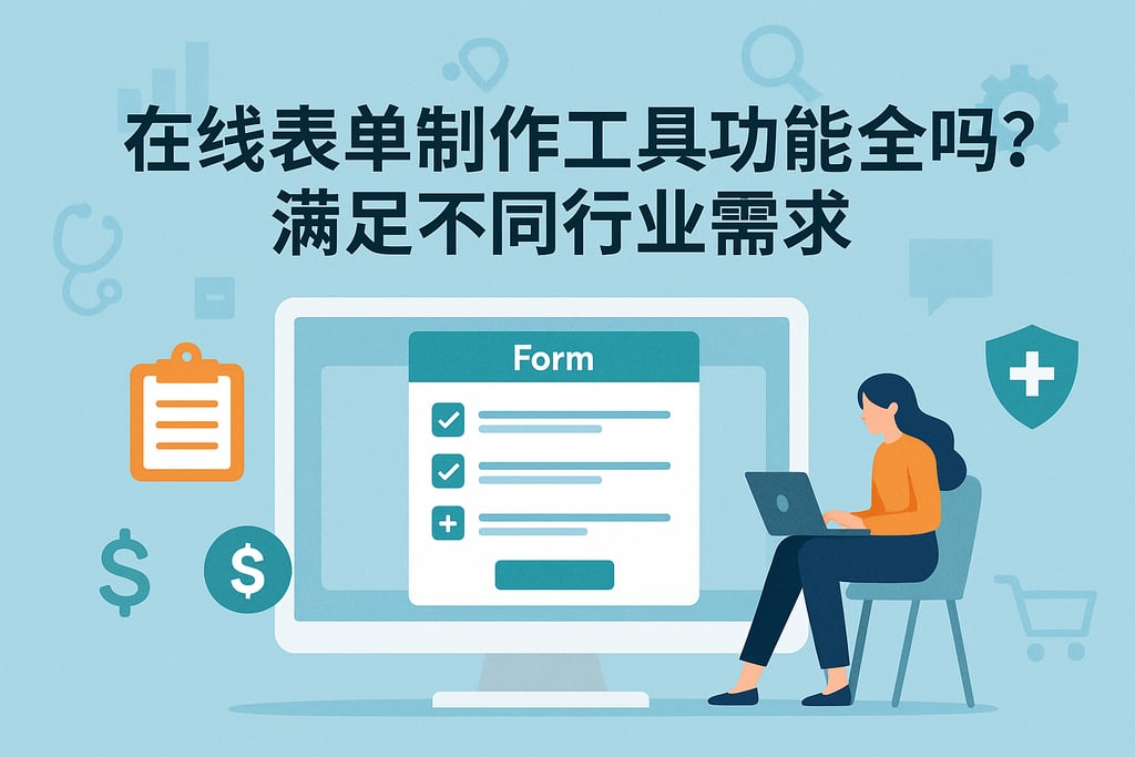 在线表单制作工具功能全吗？满足不同行业需求