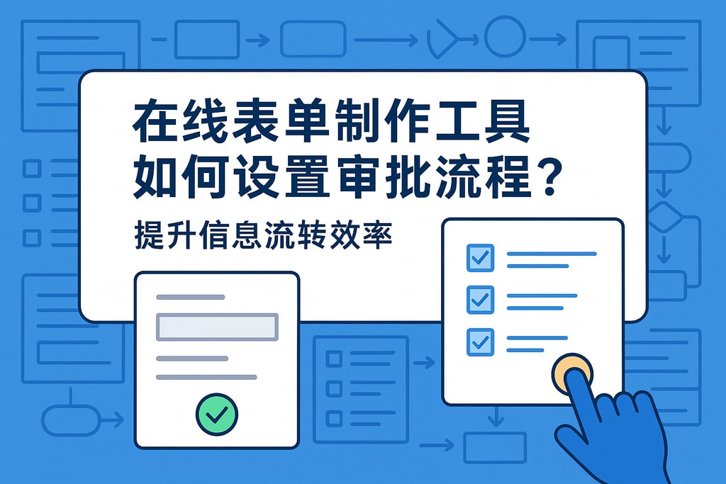 在线表单制作工具如何设置审批流程？提升信息流转效率