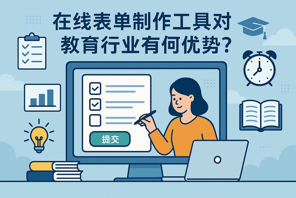 在线表单制作工具对教育行业有何优势？提升教学管理效率