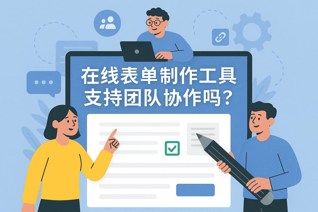 在线表单制作工具支持团队协作吗？多人编辑更高效