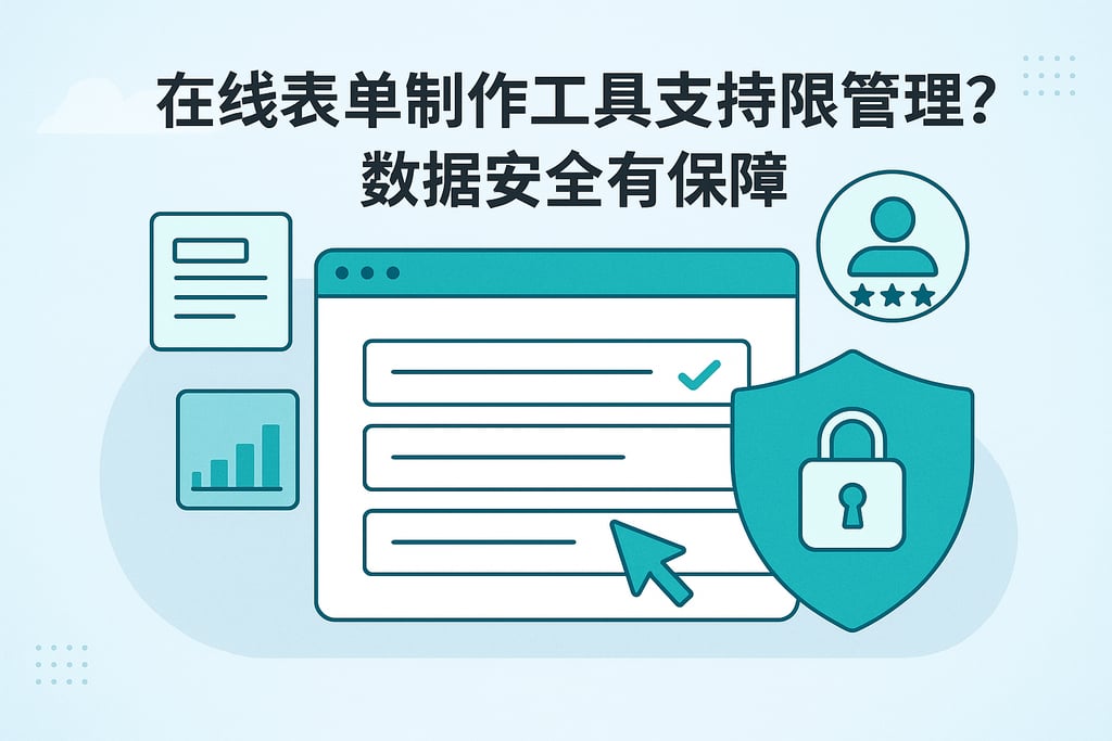 在线表单制作工具支持权限管理吗？数据安全有保障