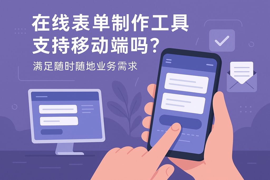 在线表单制作工具支持移动端吗？满足随时随地业务需求
