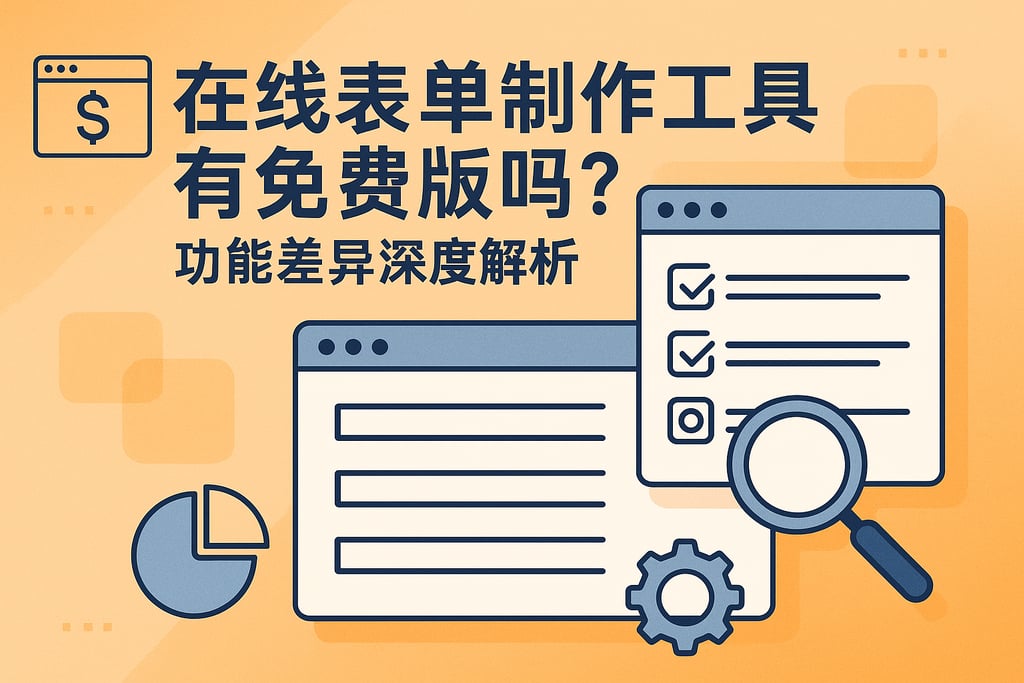 在线表单制作工具有免费版吗？功能差异深度解析