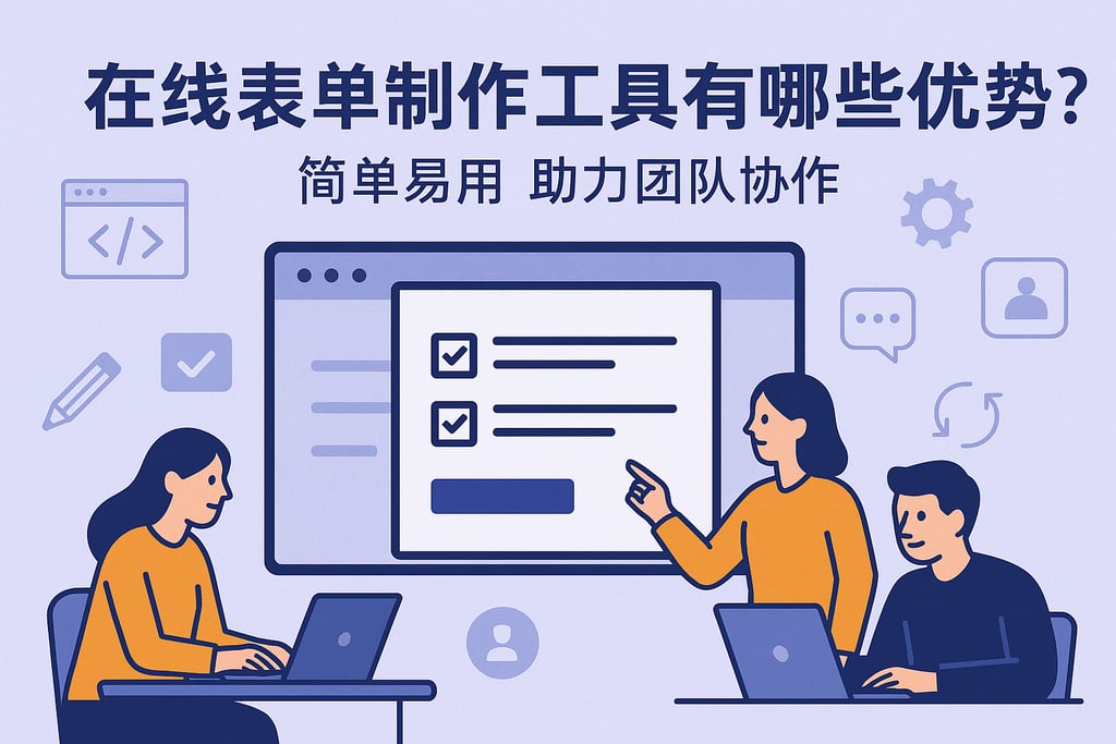 在线表单制作工具有哪些优势？简单易用助力团队协作