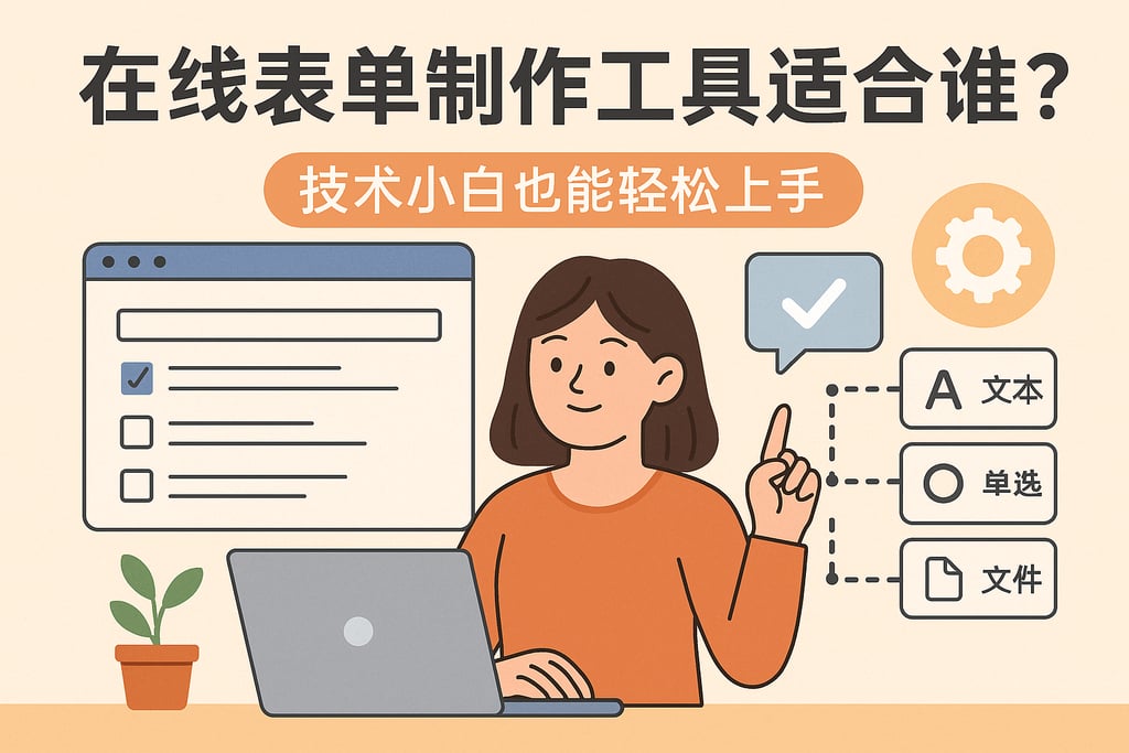 在线表单制作工具适合谁？技术小白也能轻松上手