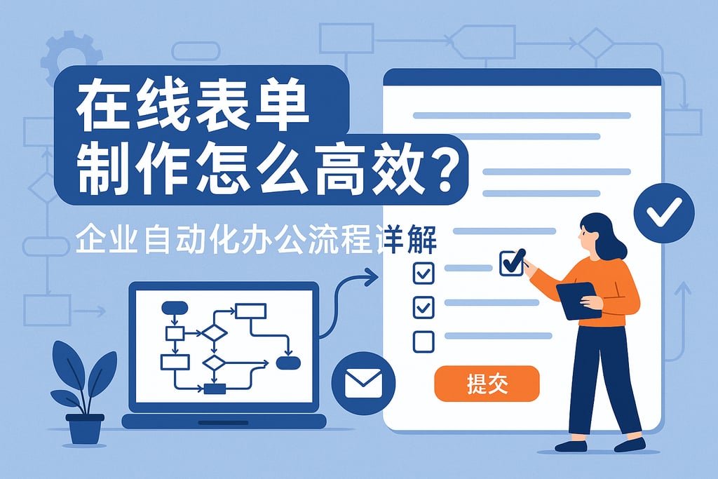 在线表单制作怎么高效？企业自动化办公流程详解