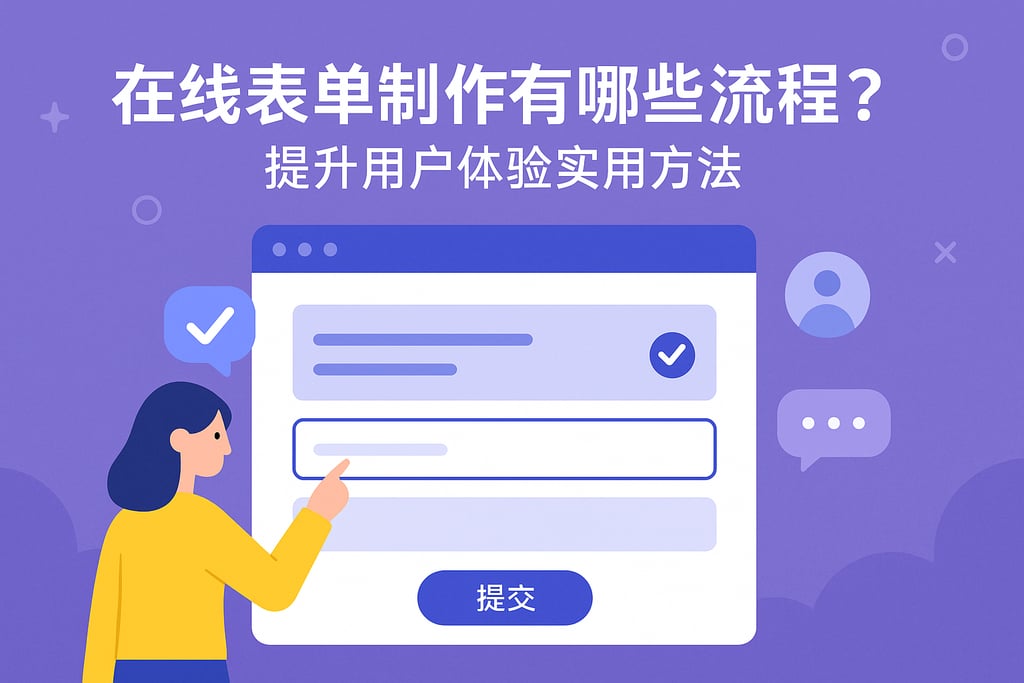 在线表单制作有哪些流程？提升用户体验实用方法