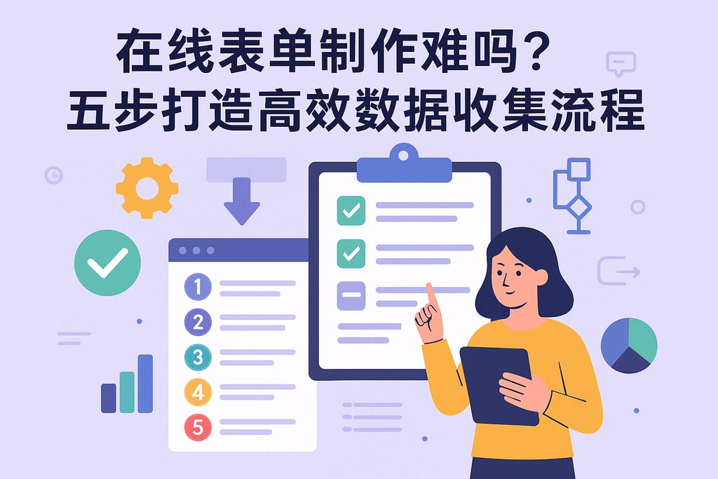 在线表单制作难吗？五步打造高效数据收集流程