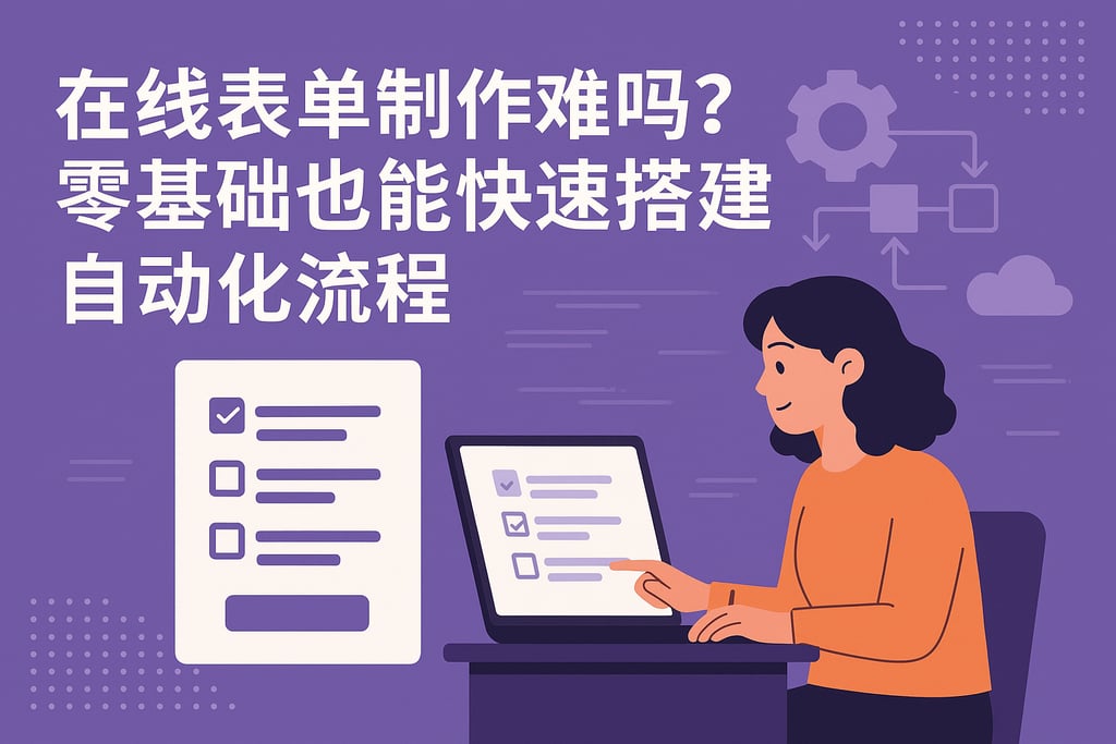 在线表单制作难吗？零基础也能快速搭建自动化流程