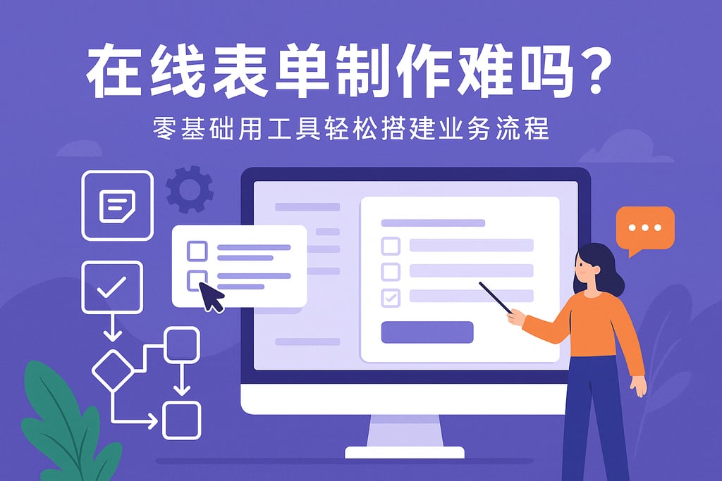 在线表单制作难吗？零基础用工具轻松搭建业务流程