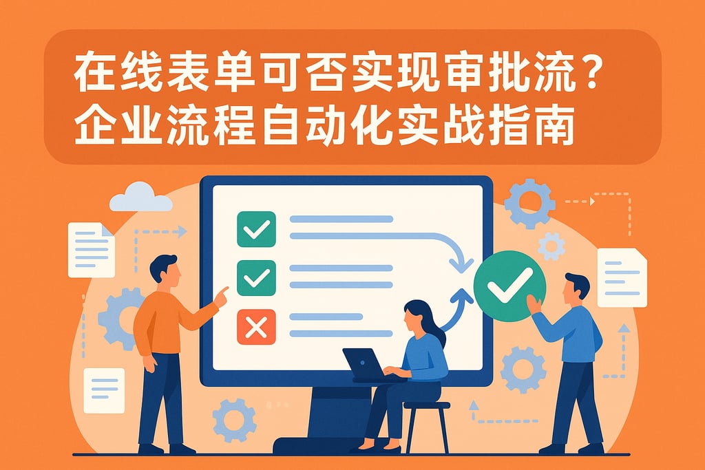 在线表单可否实现审批流？企业流程自动化实战指南