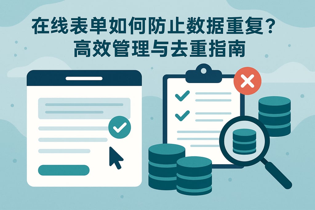 在线表单如何防止数据重复？高效管理与去重指南