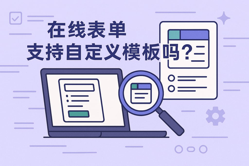在线表单是否支持自定义模板？满足个性化业务需求