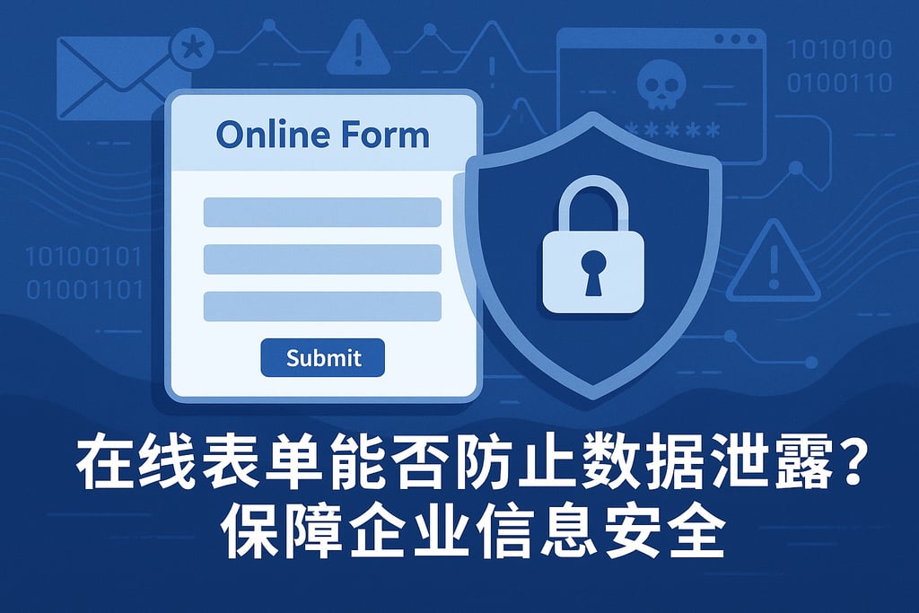 在线表单能否防止数据泄漏？保障企业信息安全