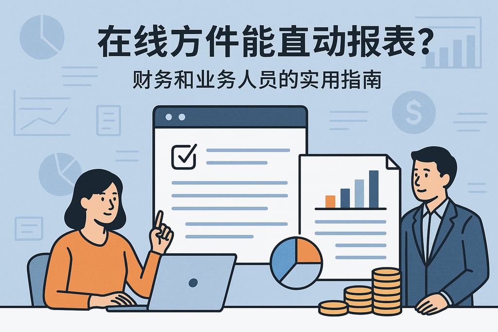 在线表单能实现自动报表吗？财务和业务人员的实用指南