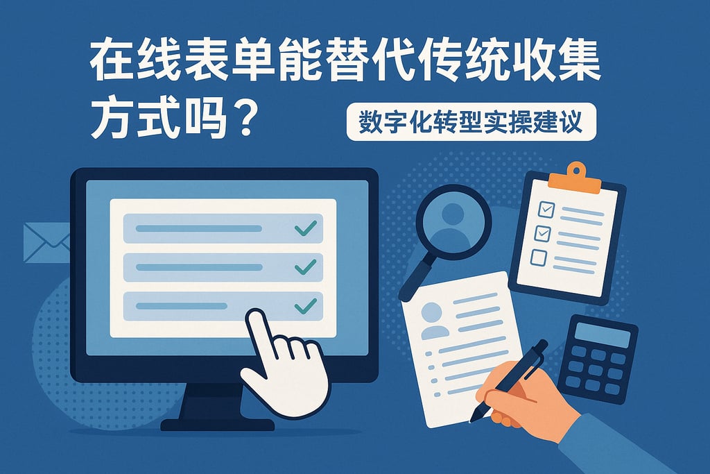 在线表单能替代传统收集方式吗？数字化转型实操建议