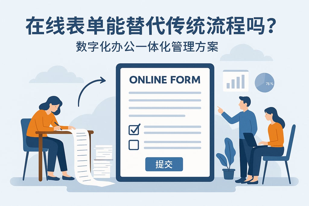 在线表单能替代传统流程吗？数字化办公一体化管理方案