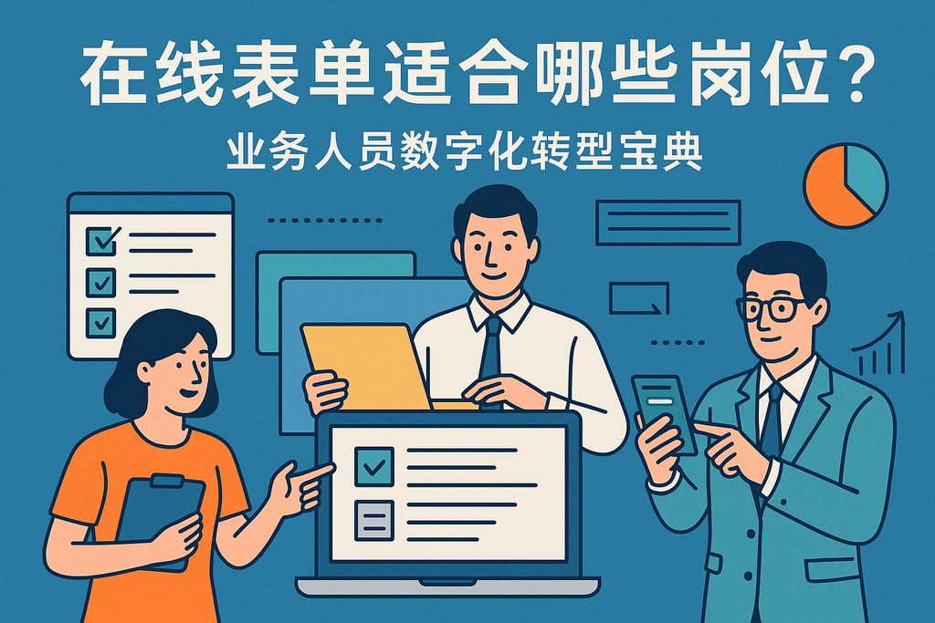 在线表单适合哪些岗位？业务人员数字化转型宝典