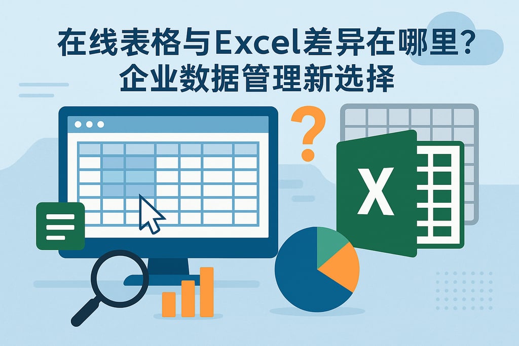 在线表格与Excel差异在哪里？企业数据管理新选择