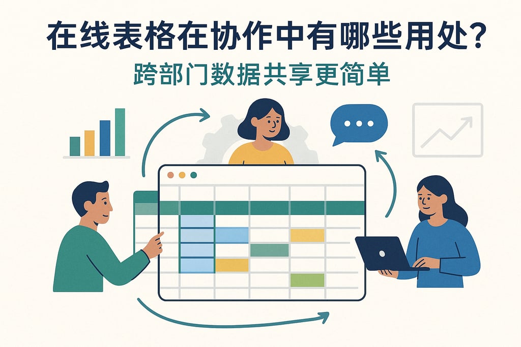在线表格在协作中有哪些用处？跨部门数据共享更简单