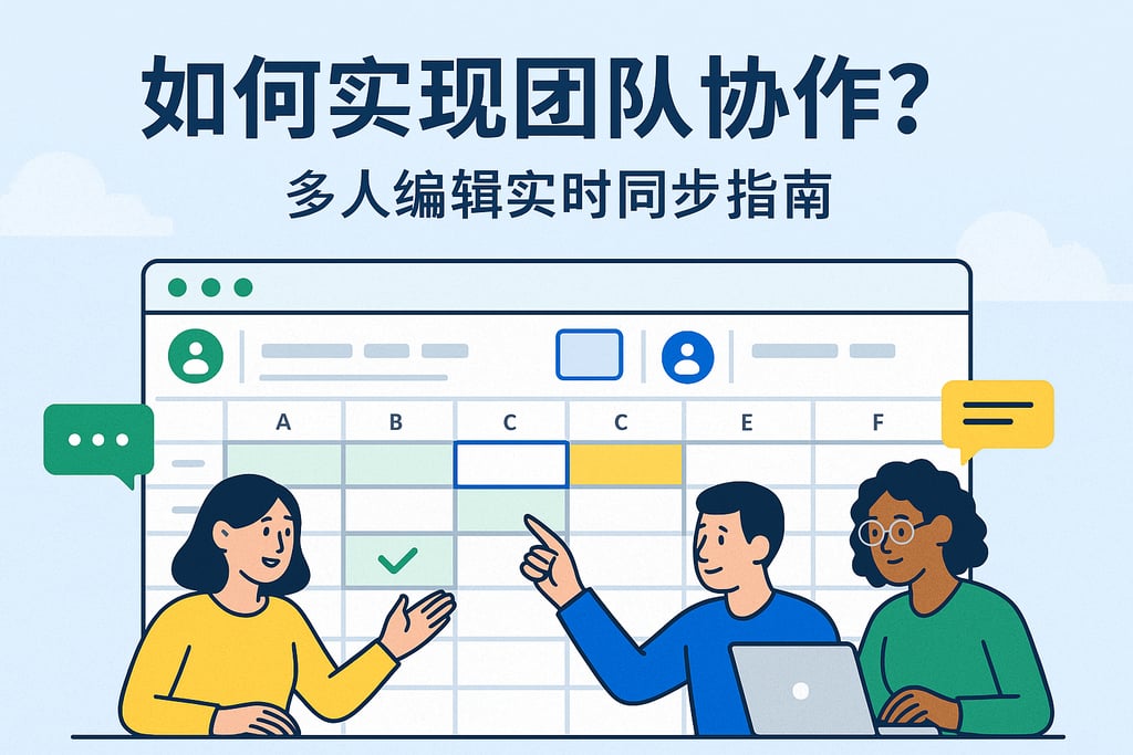 在线表格如何实现团队协作？多人编辑实时同步指南