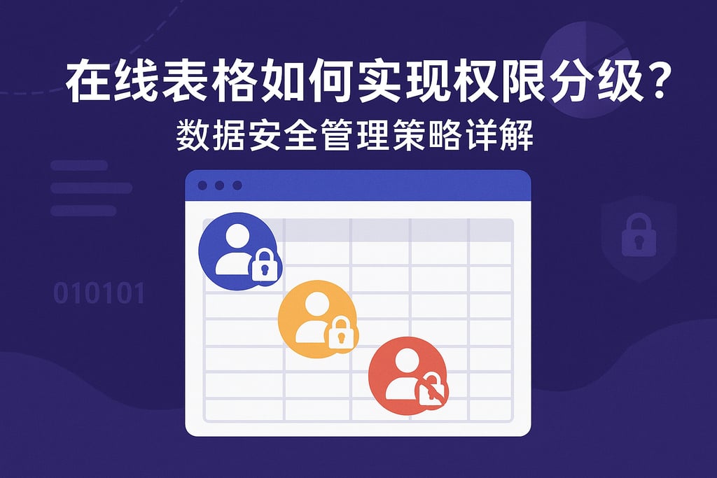 在线表格如何实现权限分级？数据安全管理策略详解
