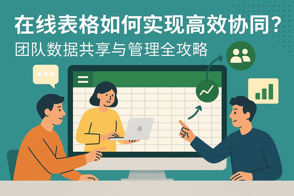在线表格如何实现高效协同？团队数据共享与管理全攻略
