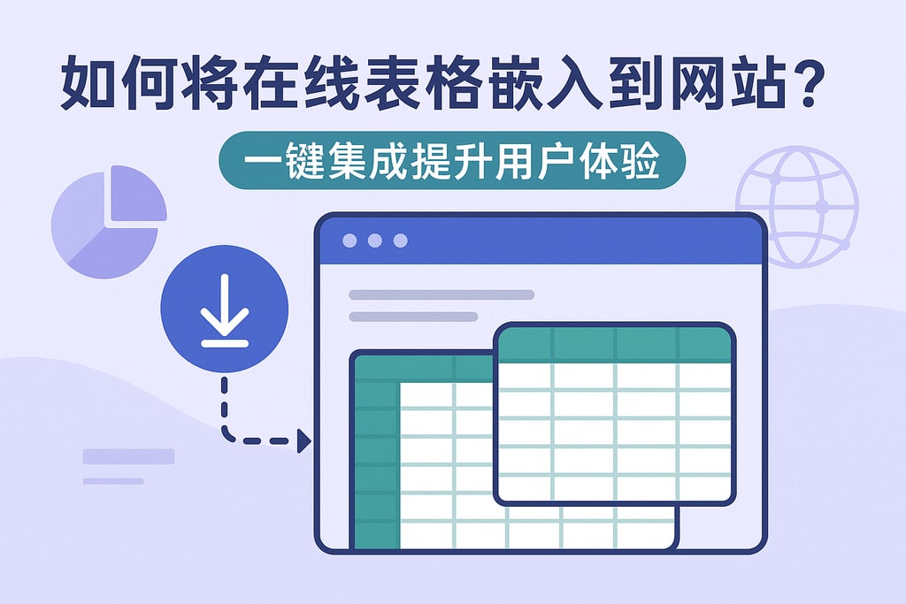 在线表格如何嵌入到网站？一键集成提升用户体验